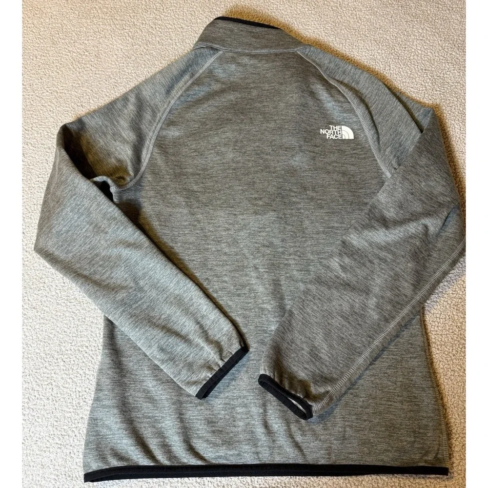 The North Face Canyonland 2 Fleece Men Small 1/2 Zip Gray Sweater Jacket Outdoor